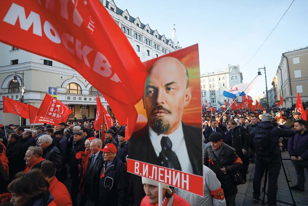 Újra egyre szervezettebbek a kommunisták. <br> Fotó: REUTERS / Shamil Zhumatov