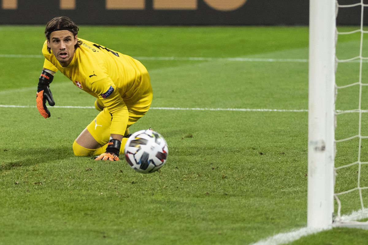 Yann Sommer a svájci válogatott kapusa. Fotó: MTI/EPA/Keystone/Georgios Kefalas