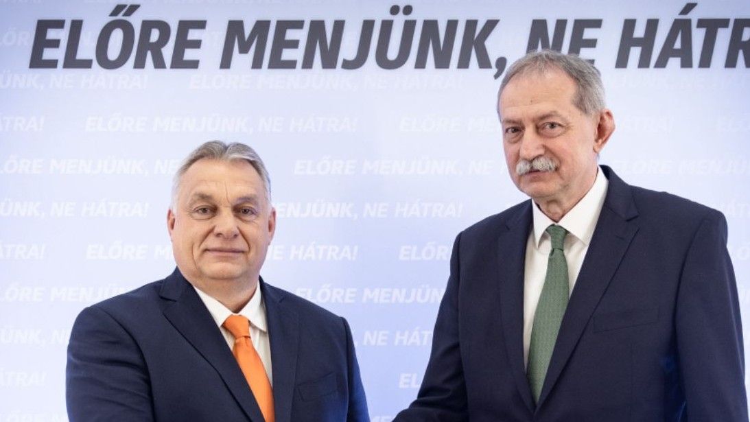 Orbán Viktor és Szászfalvi László