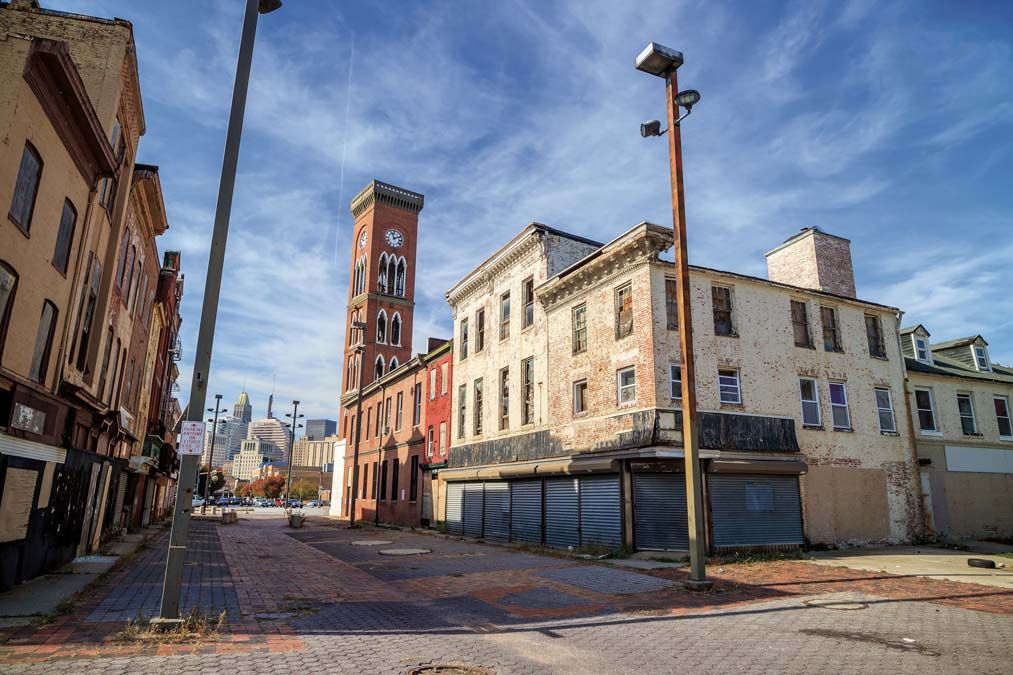 Baltimore-i gettó<br>Fotó: Shutterstock