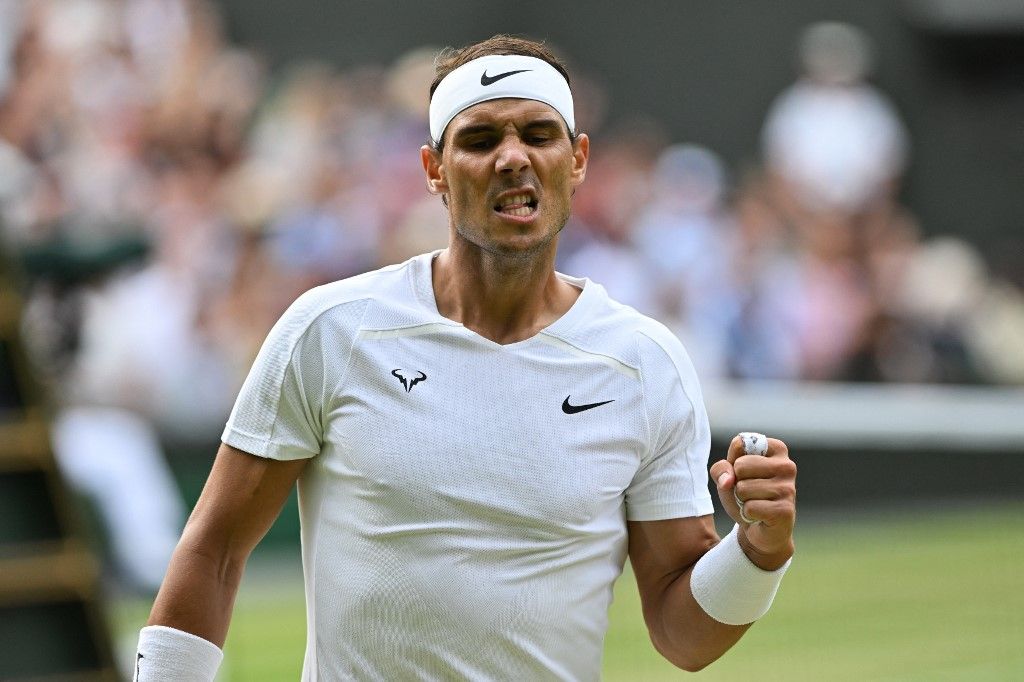 Rafael Nadal, a nyernitudás. Fotó: Glyn Kirk / AFP