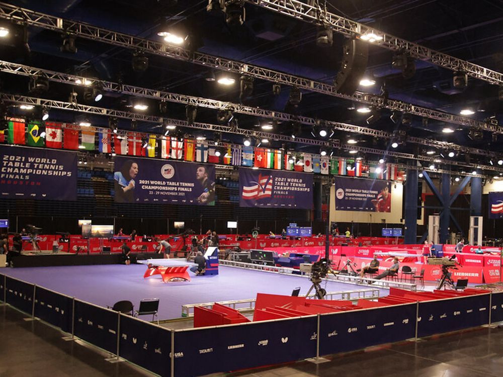 A houstoni asztalitenisz-világbajnokság helyszíne. Magyar Asztalitenisz-szövetség