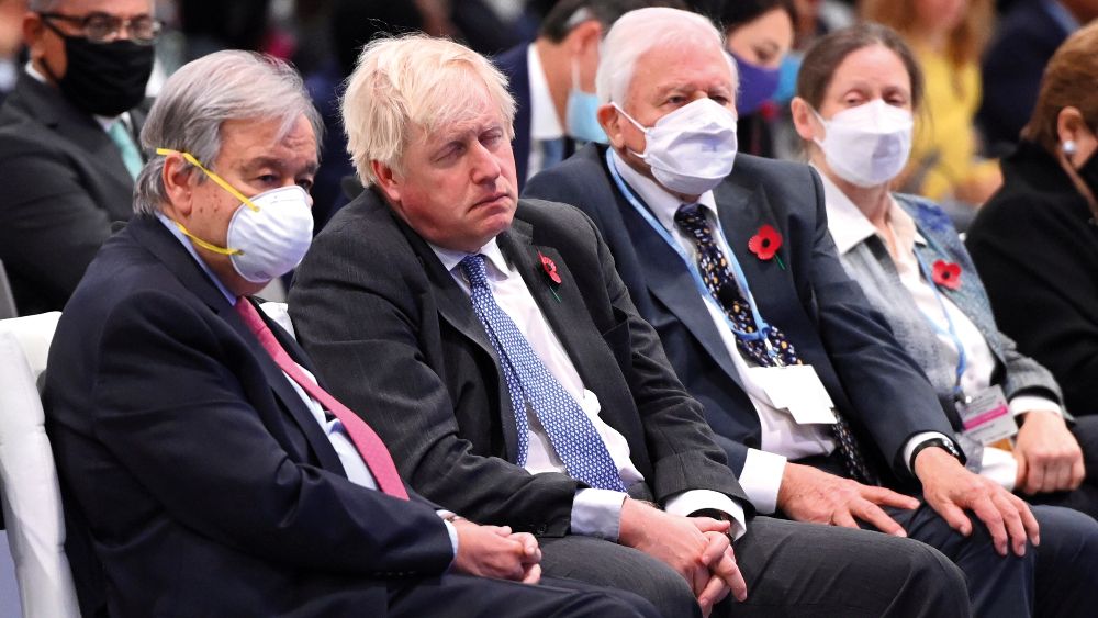Boris Johnson David Attenborough társaságában relaxál <br> Fotó: Reuters / Jeff J Mitchell / Pool
