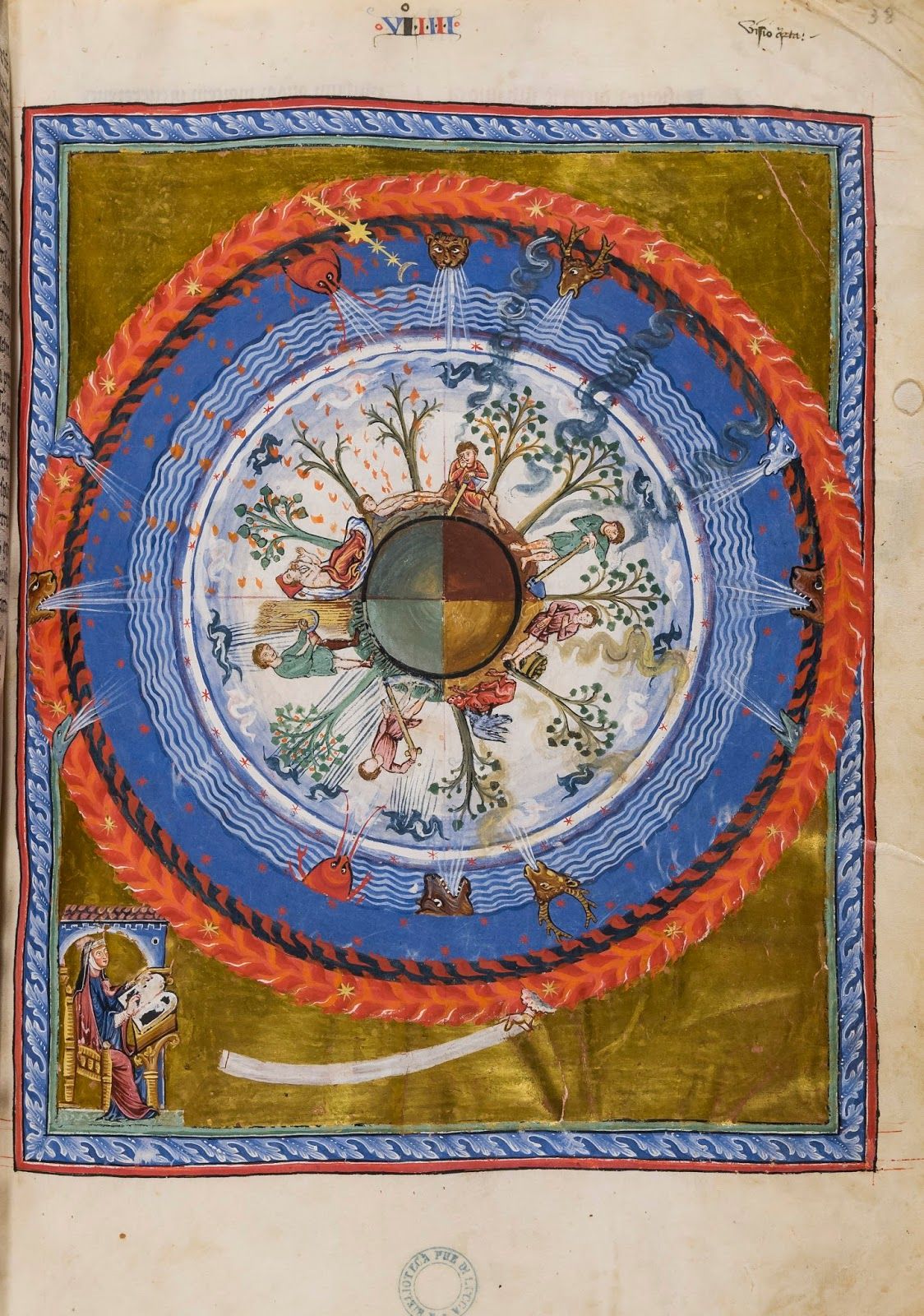 Hildegard von Bingen: Isteni művek könyve (Liber Divinorum Operum), 1150