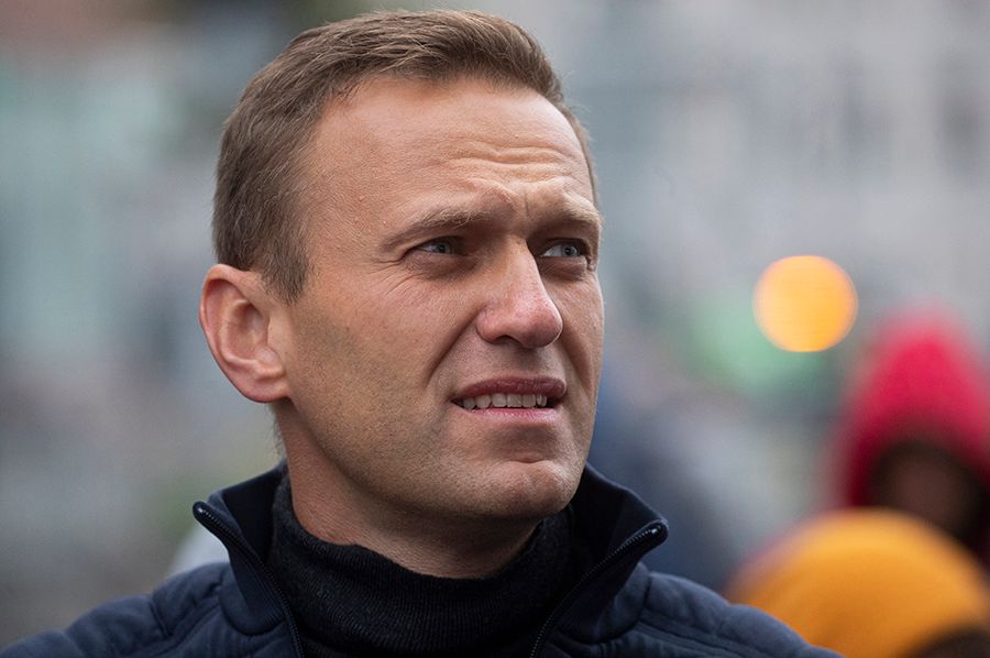 Alekszej Navalnij egy moszkvai tüntetésen, 2019-ben. Fotó: MTI/EPA/Szergej Ilnyickij