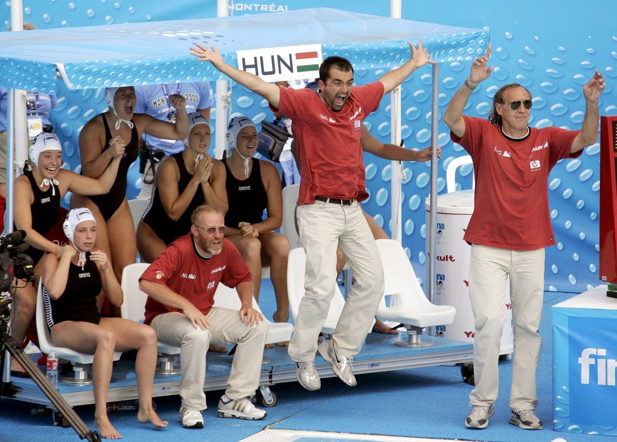 "Amihez nyúl, arannyá változik" Faragó Tamás (jobbra) a 2005-ös vb-döntőben Fotó: MTI/EPA/Bernd Thissen
