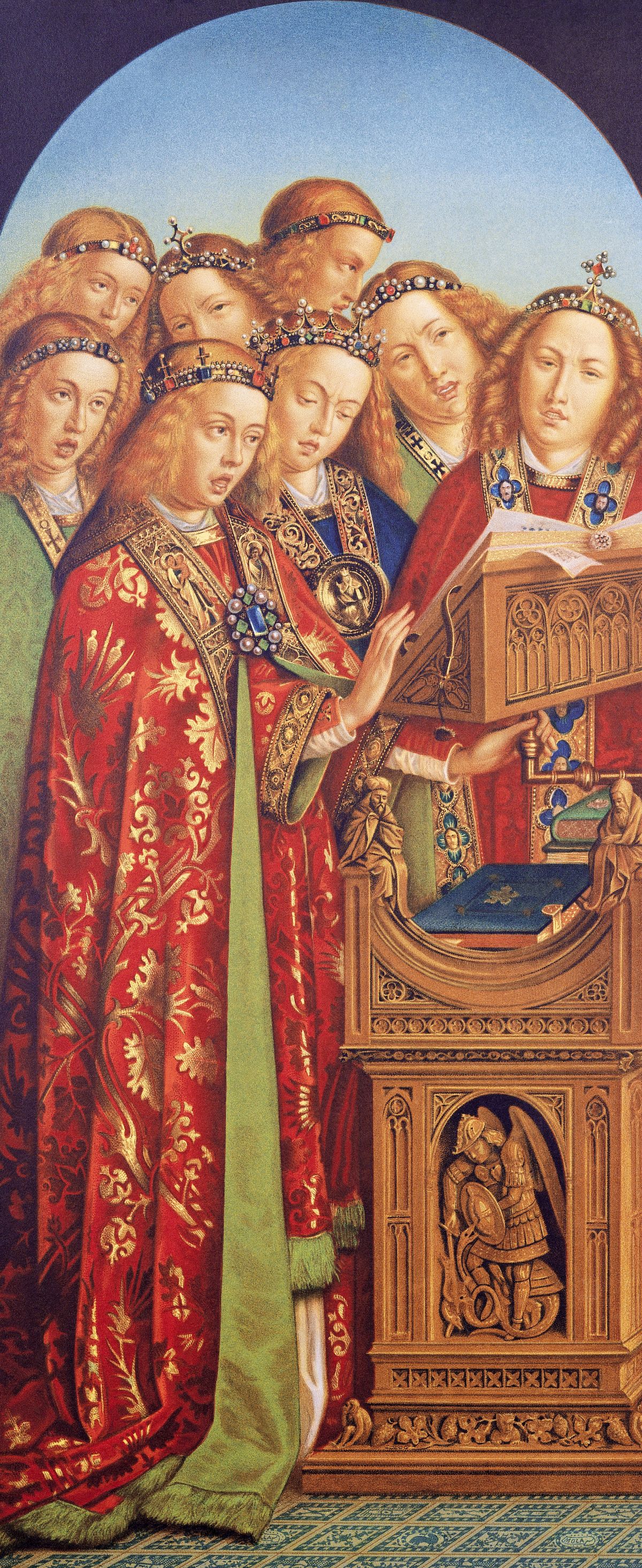 Hubertés Jan van Eyck: A genti oltár, 1432 (részlet).<br>FOTÓ: JAN VAN EYCK / FINE ART PHOTOGRAPHIC / GETTY IMAGES