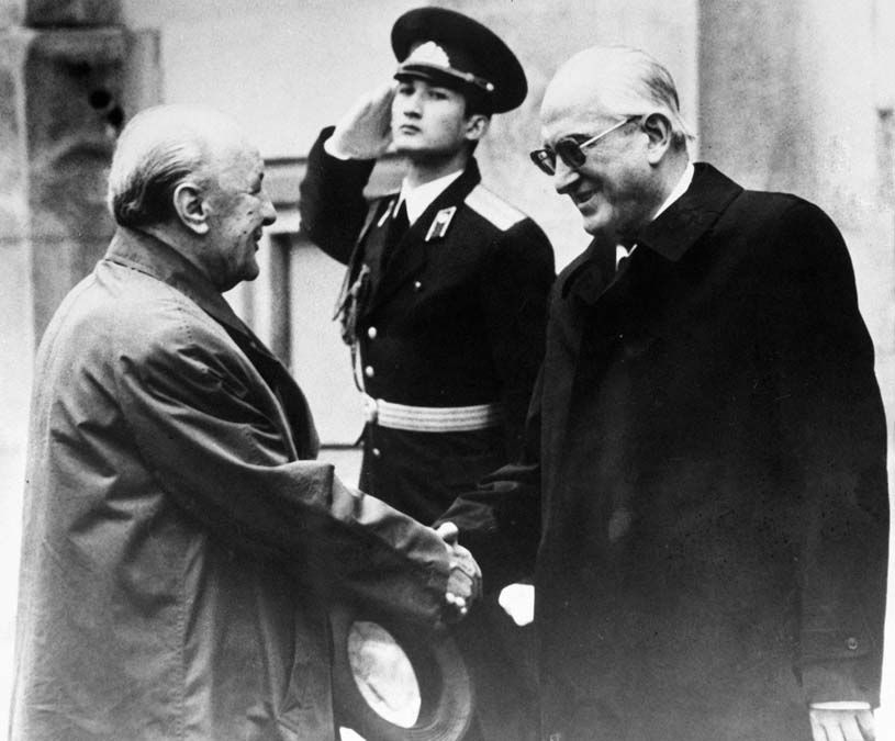 Kádár János és Jurij Andropov. Minden gyanús volt, ami magyar.<br>Fotó: afp / Sputnik