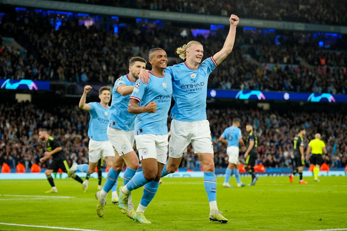 A Manchester City bemasírozott a Bajnokok Ligája döntőjébe Fotó: MTI/AP/Jon Super
