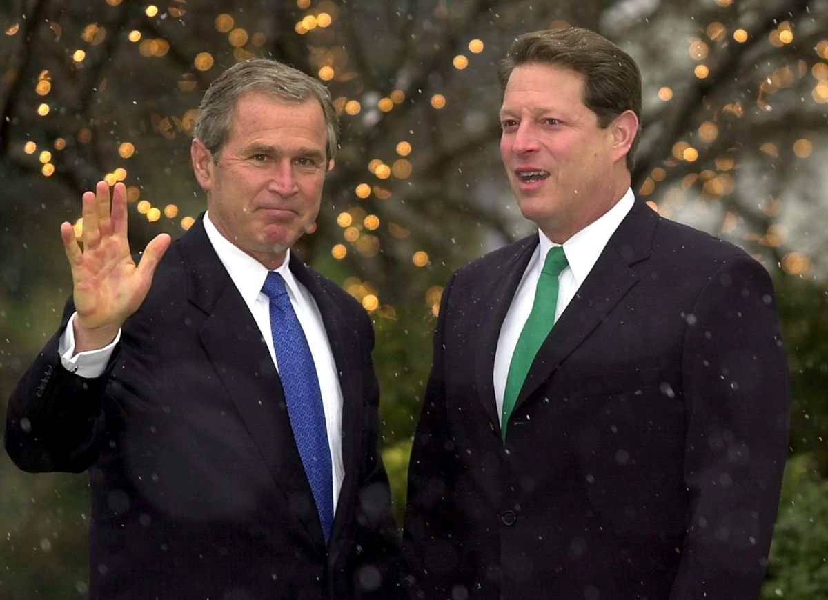 George W. Bush és Al Gore 2000-ben
