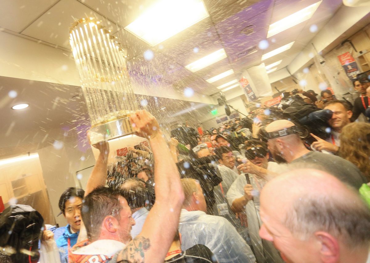A Houston Astros játékosai 2017 után ismét bajnoki címet szeretnének ünnepelni. Fotó: MTI/EPA/Adam Davis