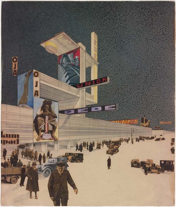 Ébneth Lajos: Berlin, Alexanderplatz (1927)