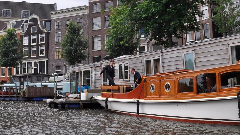 Úszóházak, lakóhajók Amszterdamban. Fotó: MTVA/Bizományosi/Balaton József