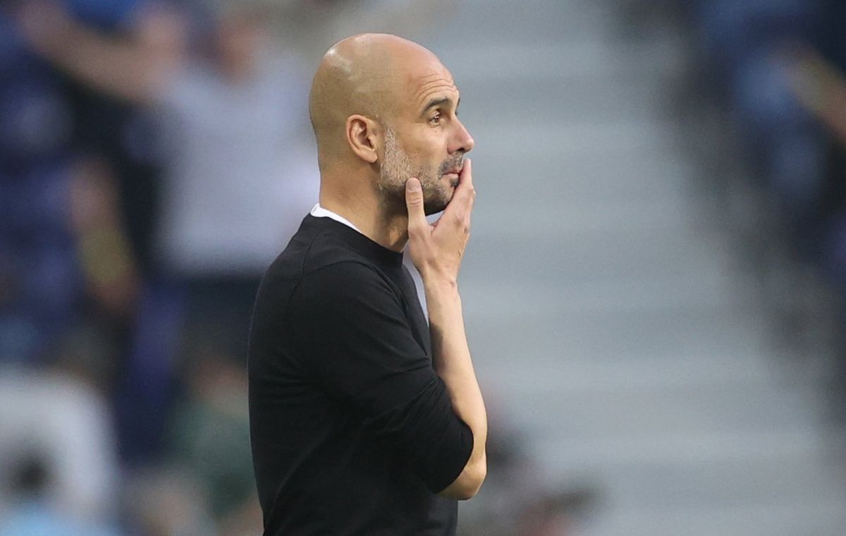 Josep Guardiola, a Manchester City vezetőedzője. Fotó: MTI/EPA/Reuters pool/Carl Recine