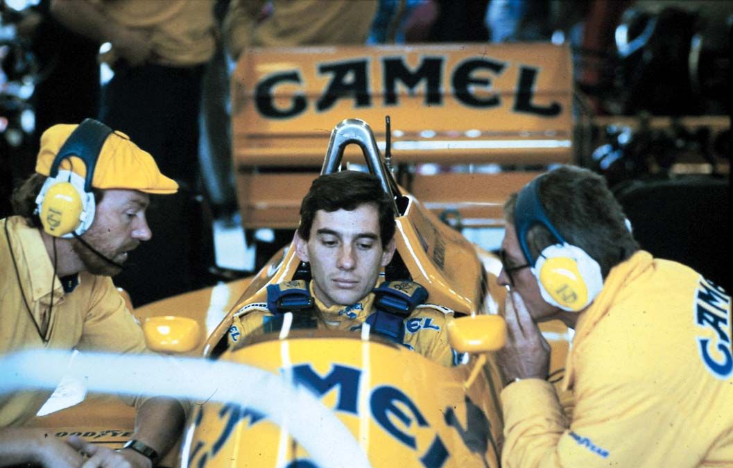 Ayrton Senna. <br> Fotó: Fortepan / Urbán Tamás
