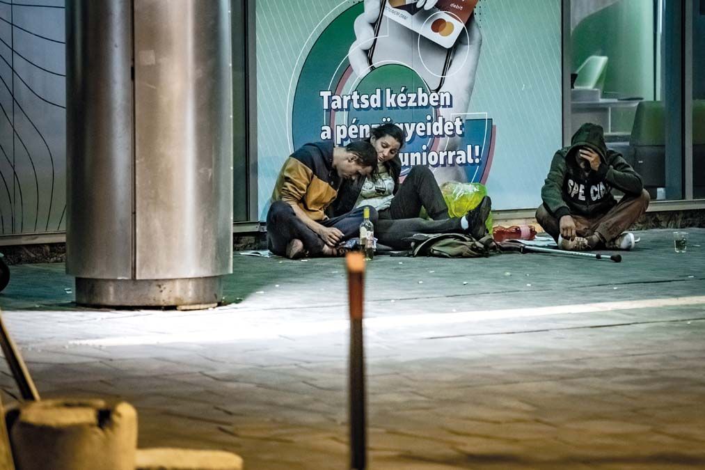 Megoldatlan a budapesti hajléktalanhelyzet. <br> Fotó: Mátrai Dávid