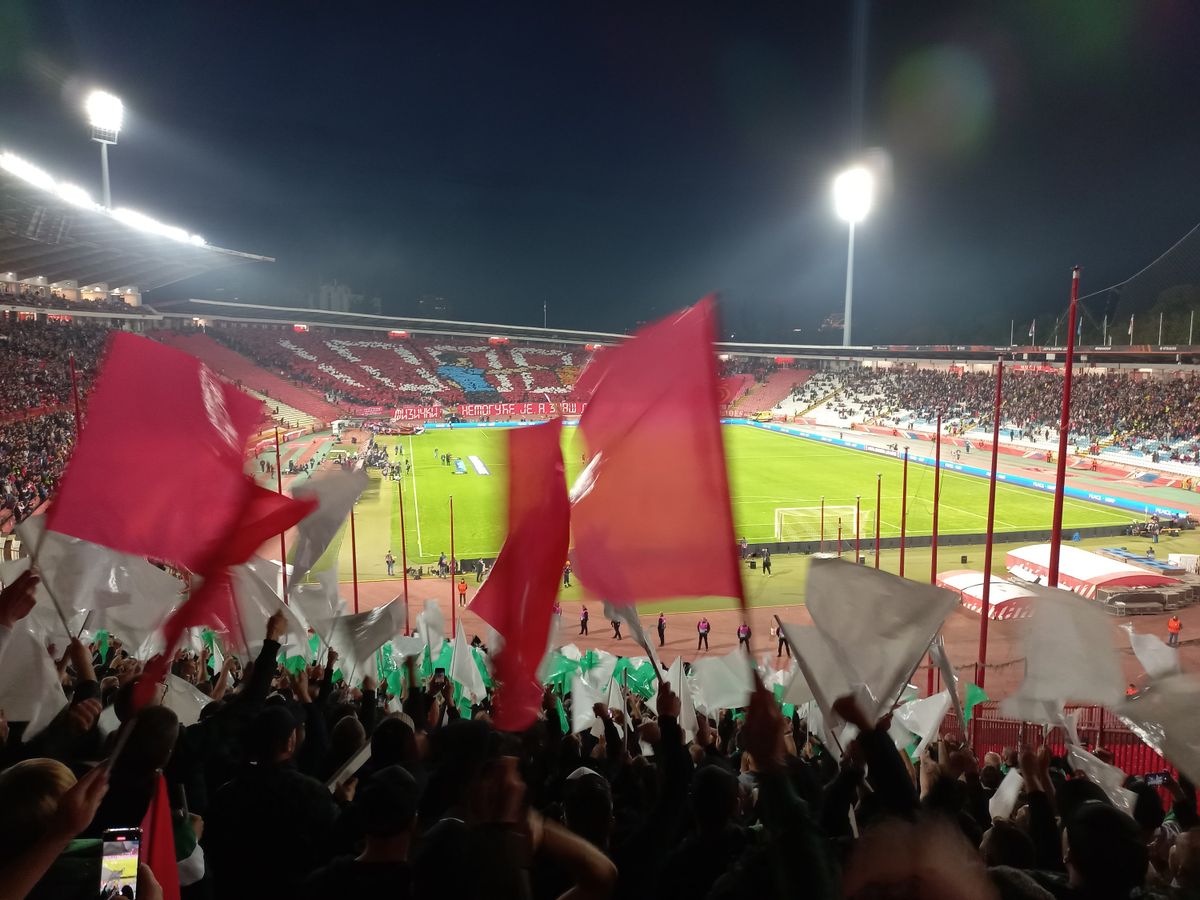 Ferencvárosi zászlóerdő Fotó: Czövek Oszkár