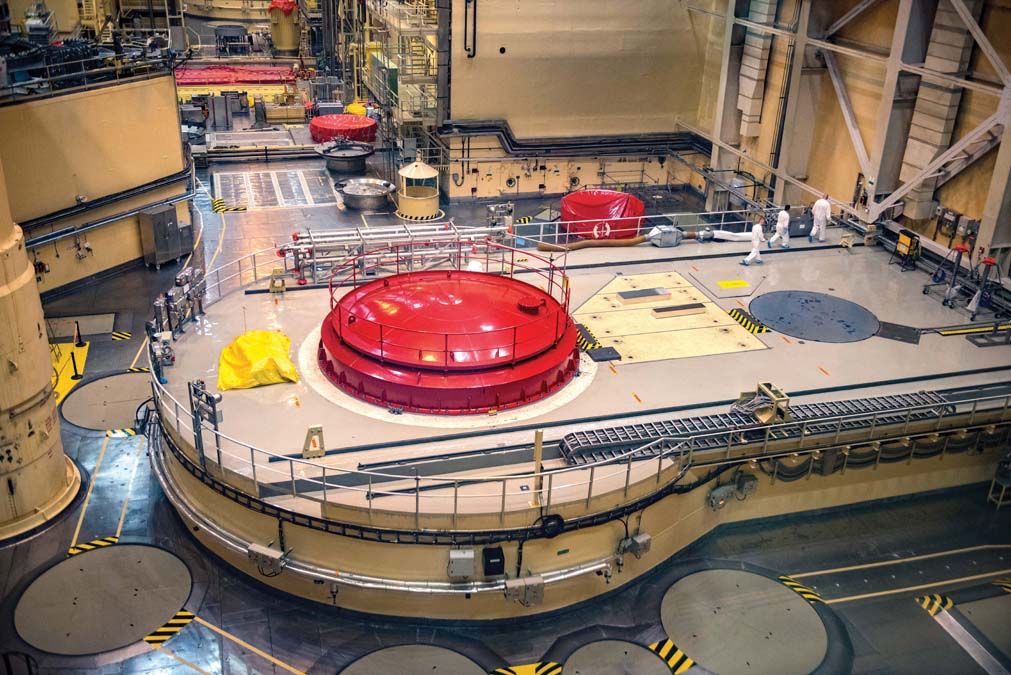 A paksi 4-es reaktor <br> Fotó: MTI / Sóki Tamás 