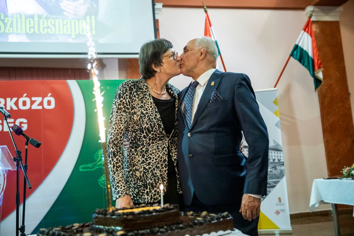 Varga János és felesége, Gabriella asszony - sírig tartó szerelem! Fotó: MTI/Mohai Balázs 