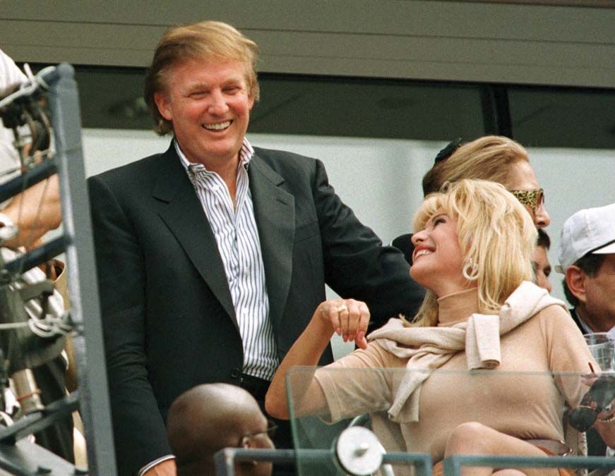 Donald és Ivana elváltak, de jó kapcsolatban maradtak.<br>Fotó: REUTERS / Brian Snyder TPX IMAGES OF THE DAY, Reuters Marketplace - Reuters Pictures Archive