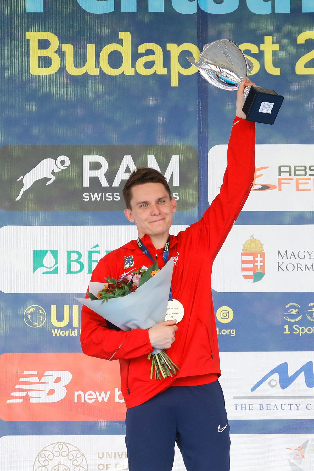 A győztes Martin Vlach. Fotó: MTI/Kovács Anikó