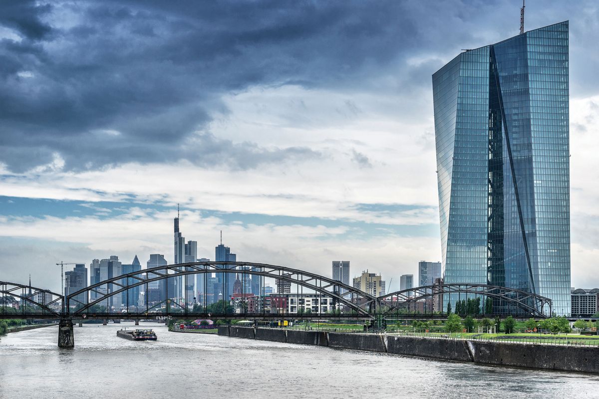 Az Európai Központi Bank székháza Majna-Frankfurtban.<br>Fotó: SHUTTERSTOCK