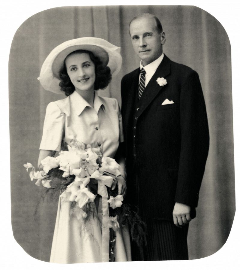 Esterházy V. Pál és Ottrubay Melinda esküvői fotója. Fotó: Esterházy Magánalapítvány