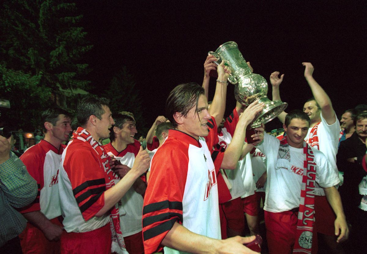 A DVSC 1999-ben nyert először Magyar Kupát. MTI Fotó:Illyés Tibor
