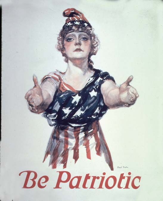 Poszter az Egyesült Államokból, (1917–1919). <br> Fotó: Wikipédia