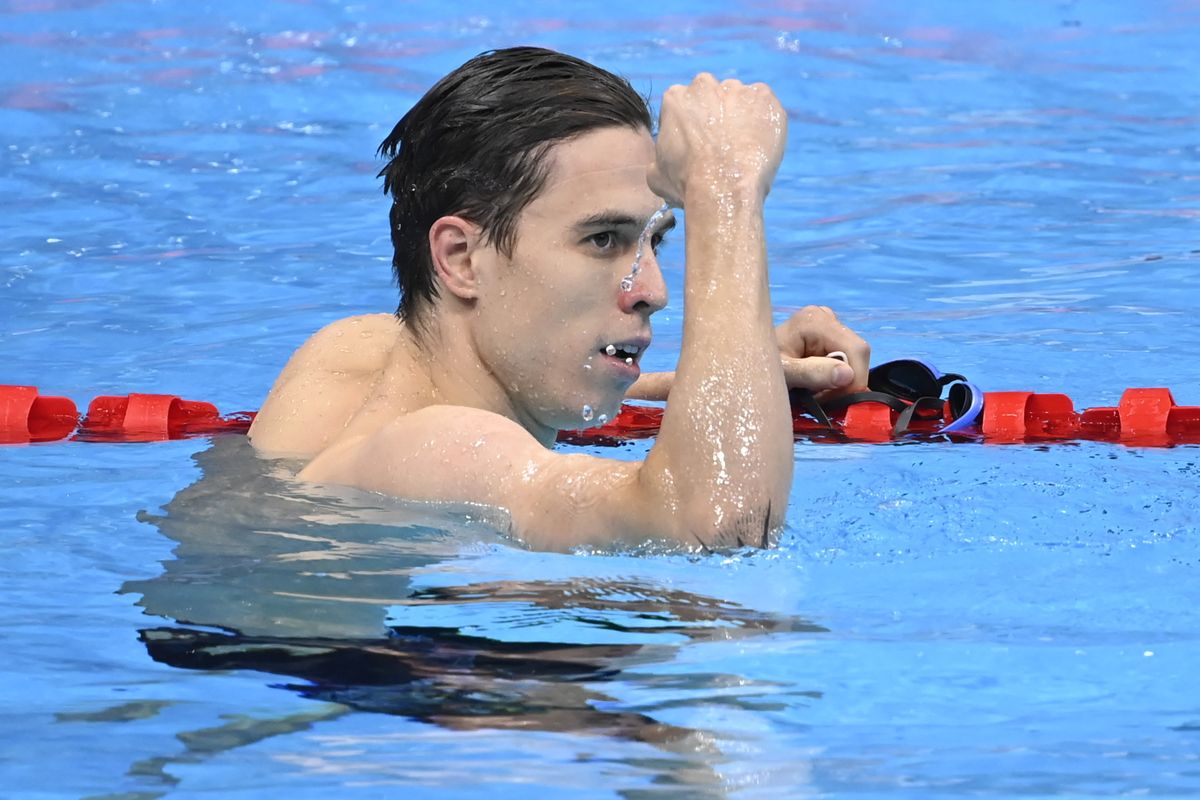 Telegdy Ádám megszerezte harmadik egyéni aranyérmét a rövid pályás úszó országos bajnokságon Kaposvárott. MTIKovács Tamás