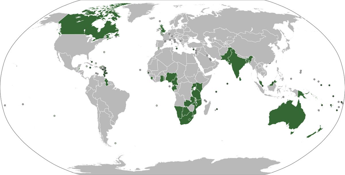 A Nemzetközösség tagállamai  (forrás: wikipedia)