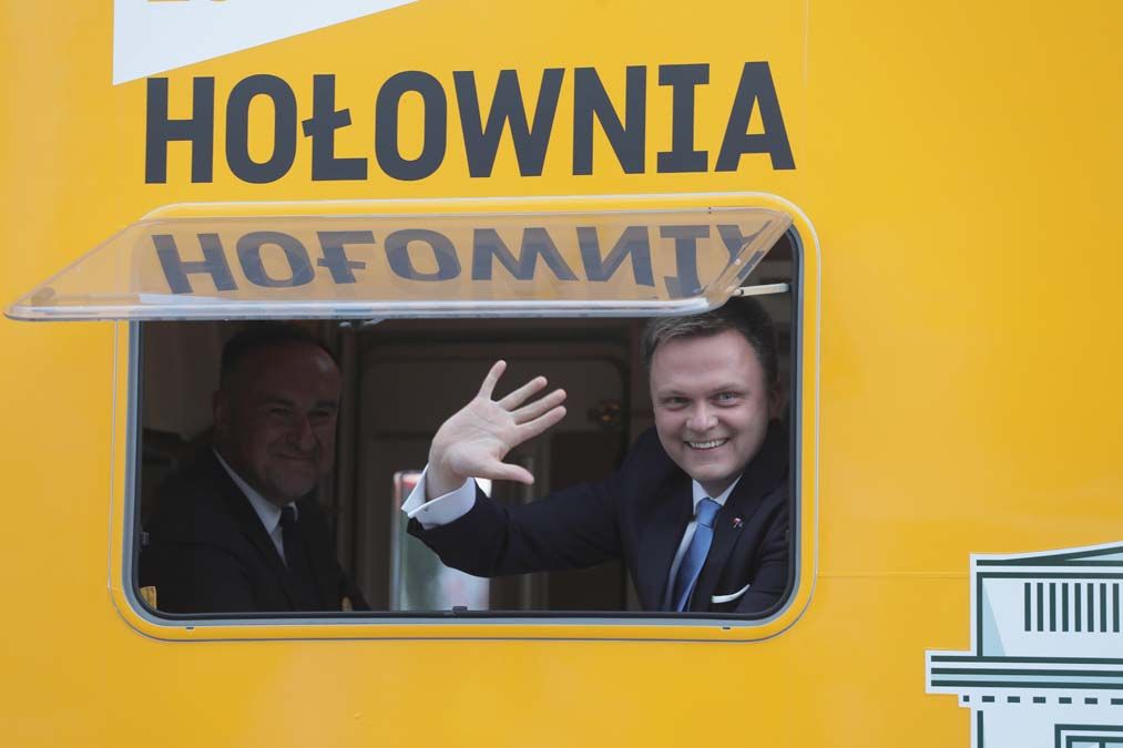 Szymon Hołownia új jobboldalt szervezne a PiS és a PO között. <br> Fotó: REUTERS / Slawomir Kaminsi / Agencja Gazeta  
