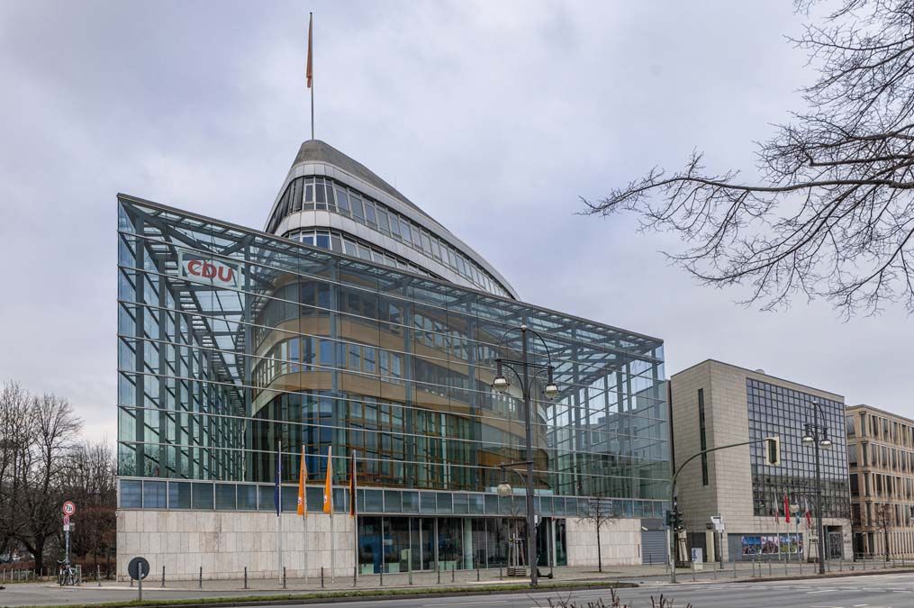 Átláthatóságot ígérnek: a CDU székháza Berlinben. <br> Fotó: Shutterstock 