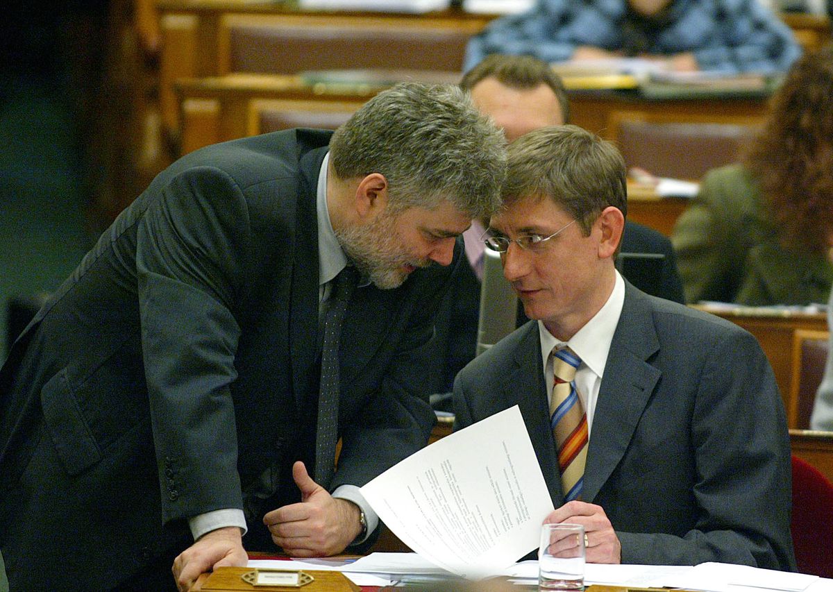 Gyurcsány Ferenc és Horn Gábor. <br> MTI Fotó: Bruzák Noémi