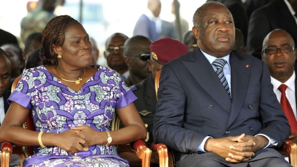 Simone és Laurent Gbagbo (AFP)