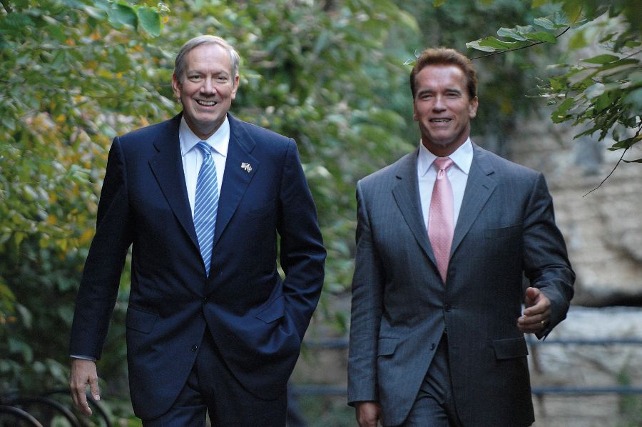 Arnold Schwarzenegger kaliforniai kormányzóval 2006-ban <br> Fotó: GettyImages/Janson Kempin