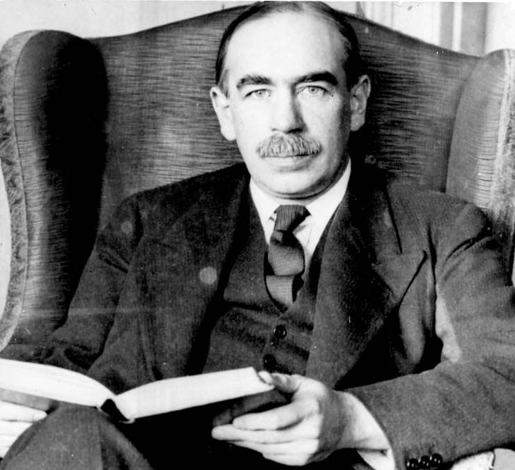 John Maynard Keynes 1929-ben.<br>Fotó: MTI