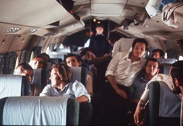 Az utolsó kép az utasokról a zuhanás előtt (fotó:reddit.com)