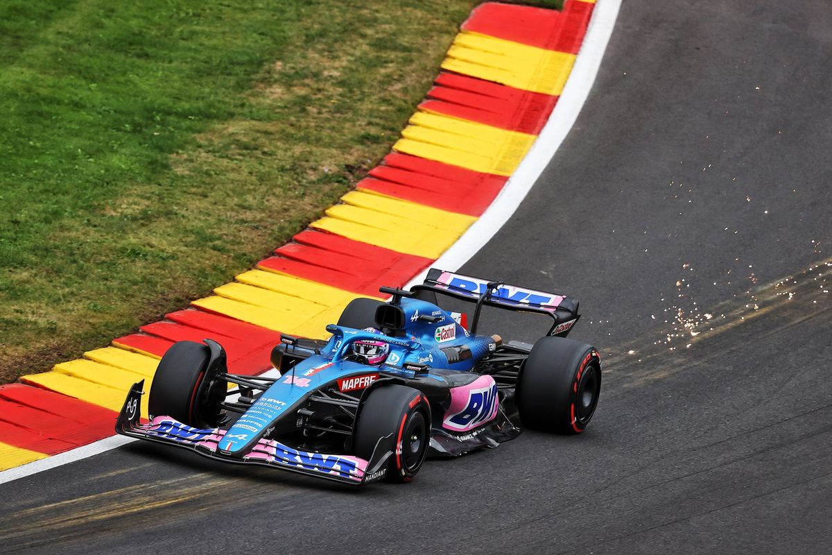 A képen: 3. Fernando Alonso a kontakt után is szikrázóan jó teljesítményt nyújtott (Fotó: Alpine)