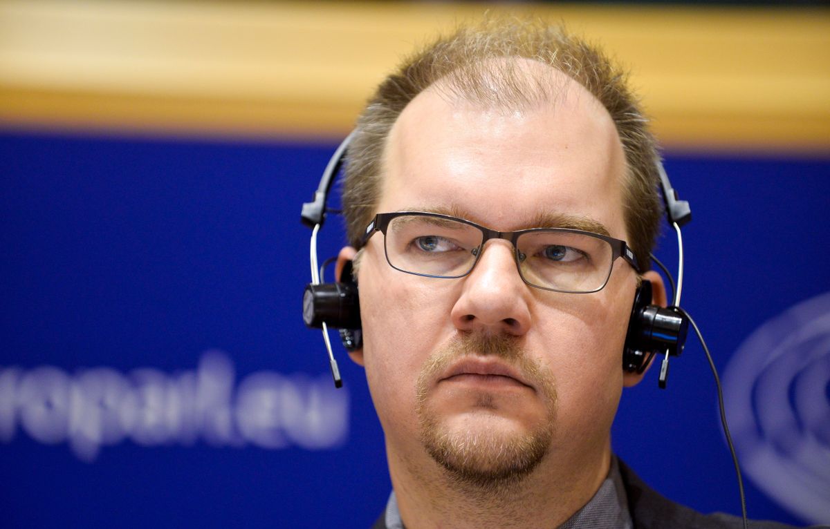 Polyák Gábor médiajogász, az ELTE docense (Kép: MTI/Európai Parlament/Dominique Hommel)