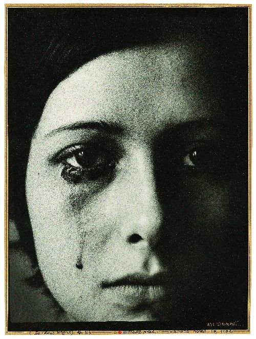Fekete könnyek, 1973 <br> Fotó: Műcsarnok/Jan Saudek