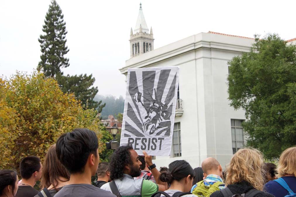 A hatvanas évek óta mindig van miért tüntetni a University of Caifornia, Berkeley-n. <br> Fotó: Shutterstock 