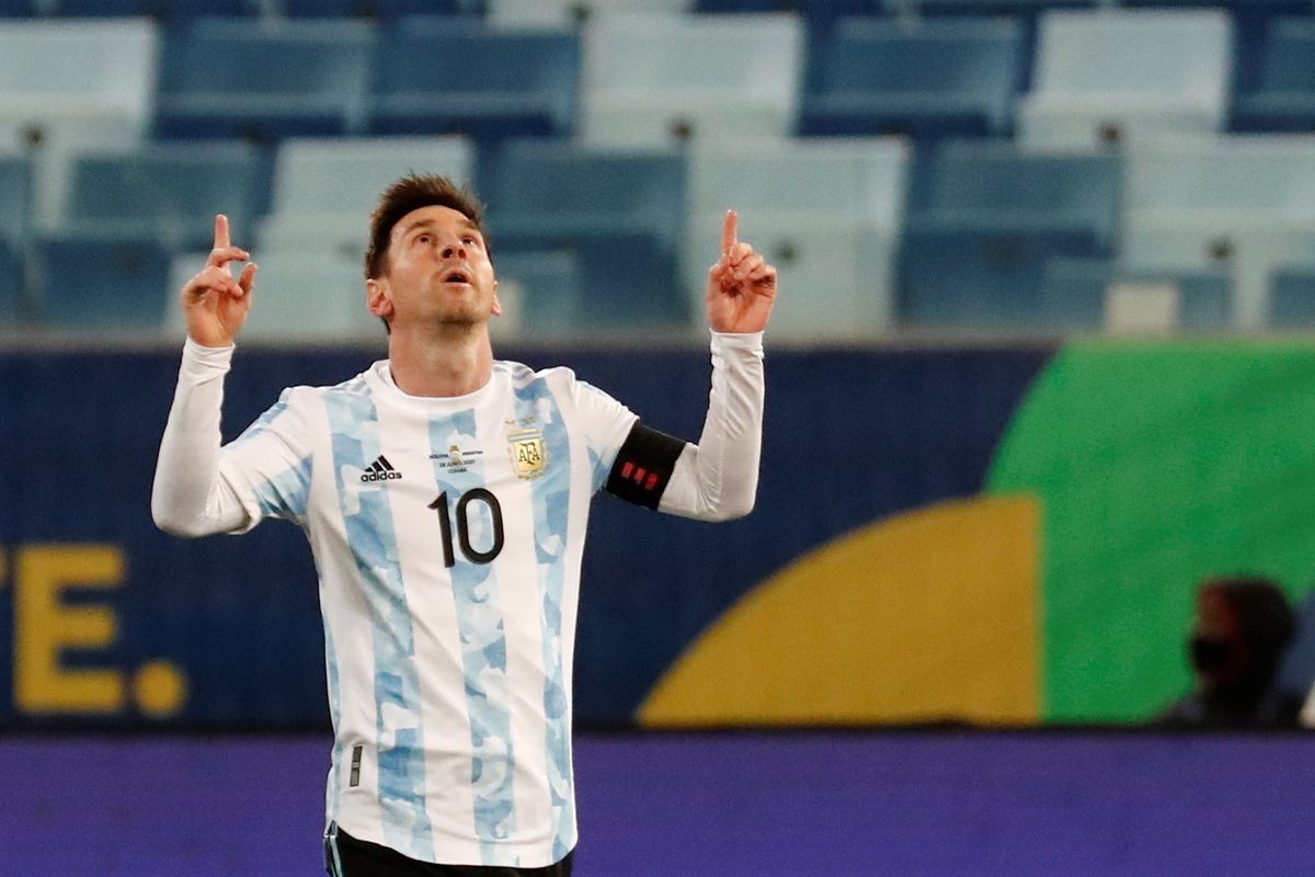 Lionel Messi már ötödik világbajnokságára készülhet. Fotó: MTI/EPA/EFE/Sebastiao Moreira