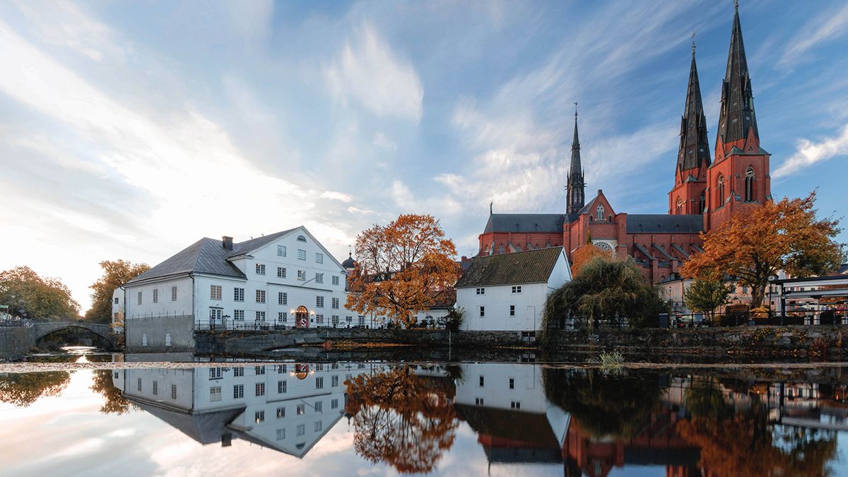 Az uppsalai katedrális hatalmas és ősi, maga a svéd történelem <br> Fotó: Shutterstock