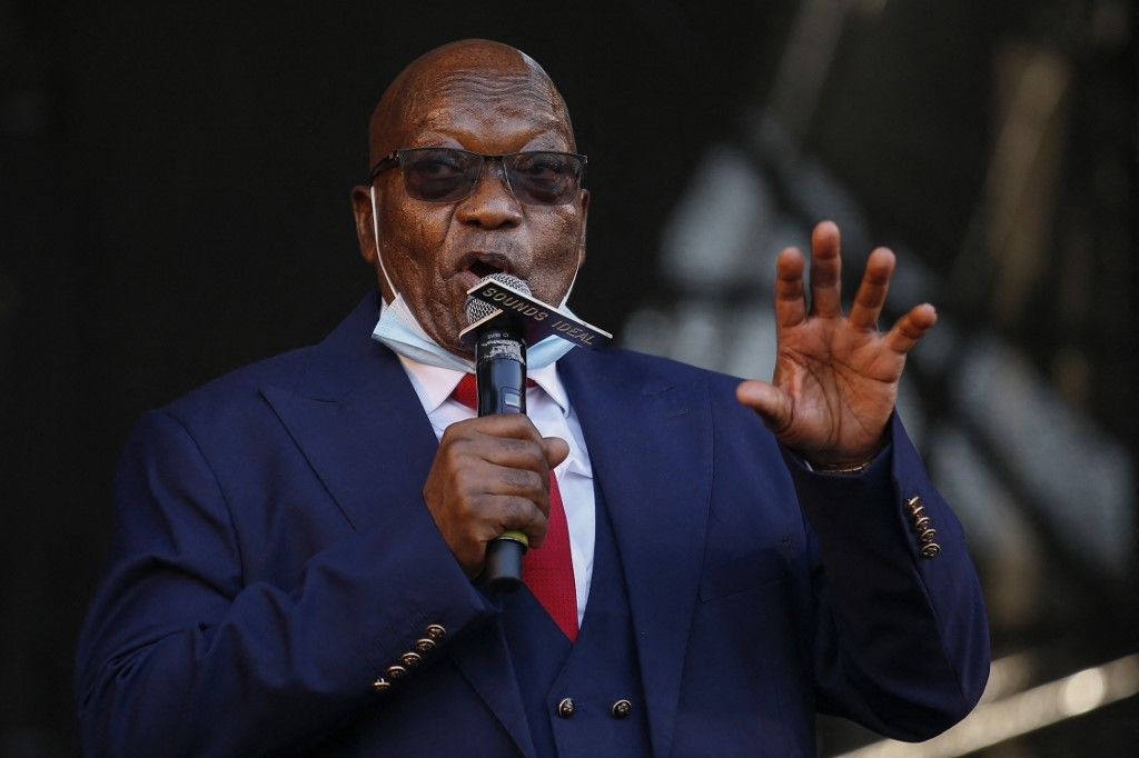 Jacob Zuma. Fotó: Phill Magakoe / AFP