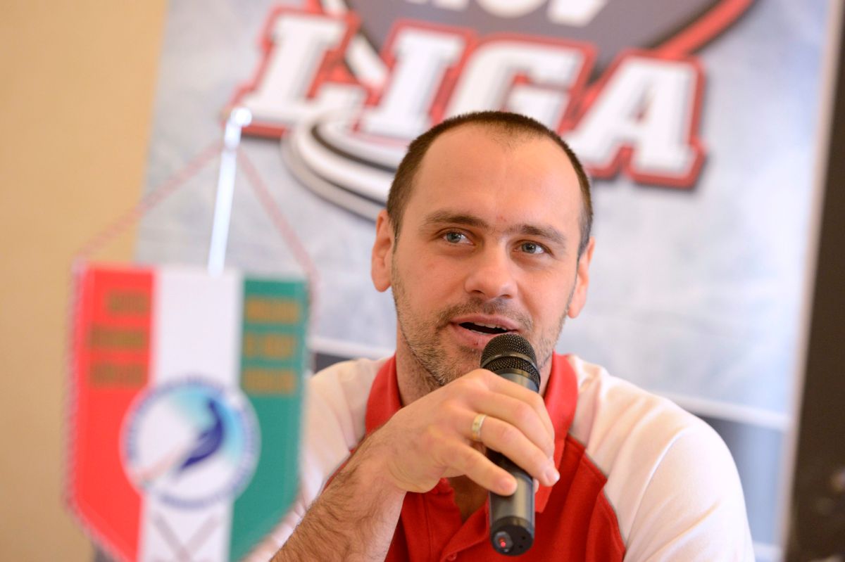 Ladányi Balázs érdekes nyilatkozattal zárta a UNI Győr ETO HC idei szezonját. MTI Fotó: Kovács Tamás