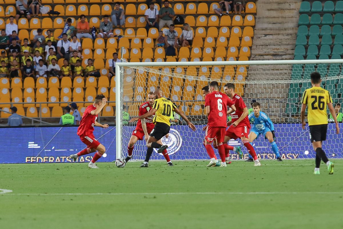 A Kisvárda a Kajrat Almati elleni meccs végén szépen megtartotta az eredményt, és megérdemelten nyert. Fotó: Facebook/Kisvárda Master Good