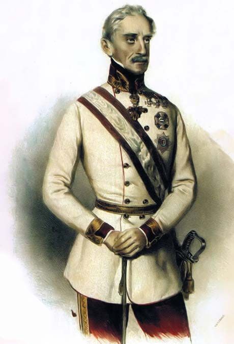 Alfred Candidus Ferdinand zu Windisch-Grätz herceg, az Itálián kívüli császári seregek főparancsnoka. <br> Fotó: Wikipédia 