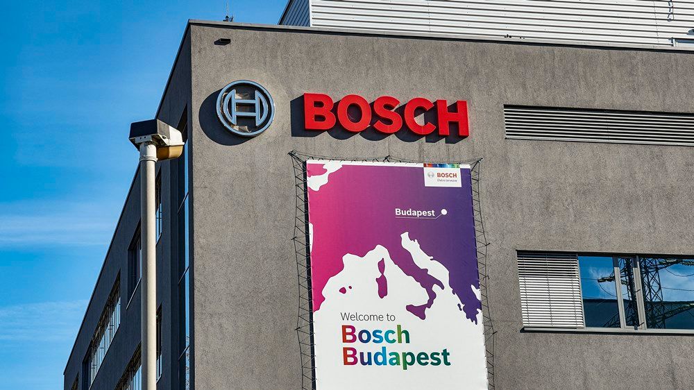 A Bosch egyik épülete Kőbányán. Fotó: MTVA/Róka László