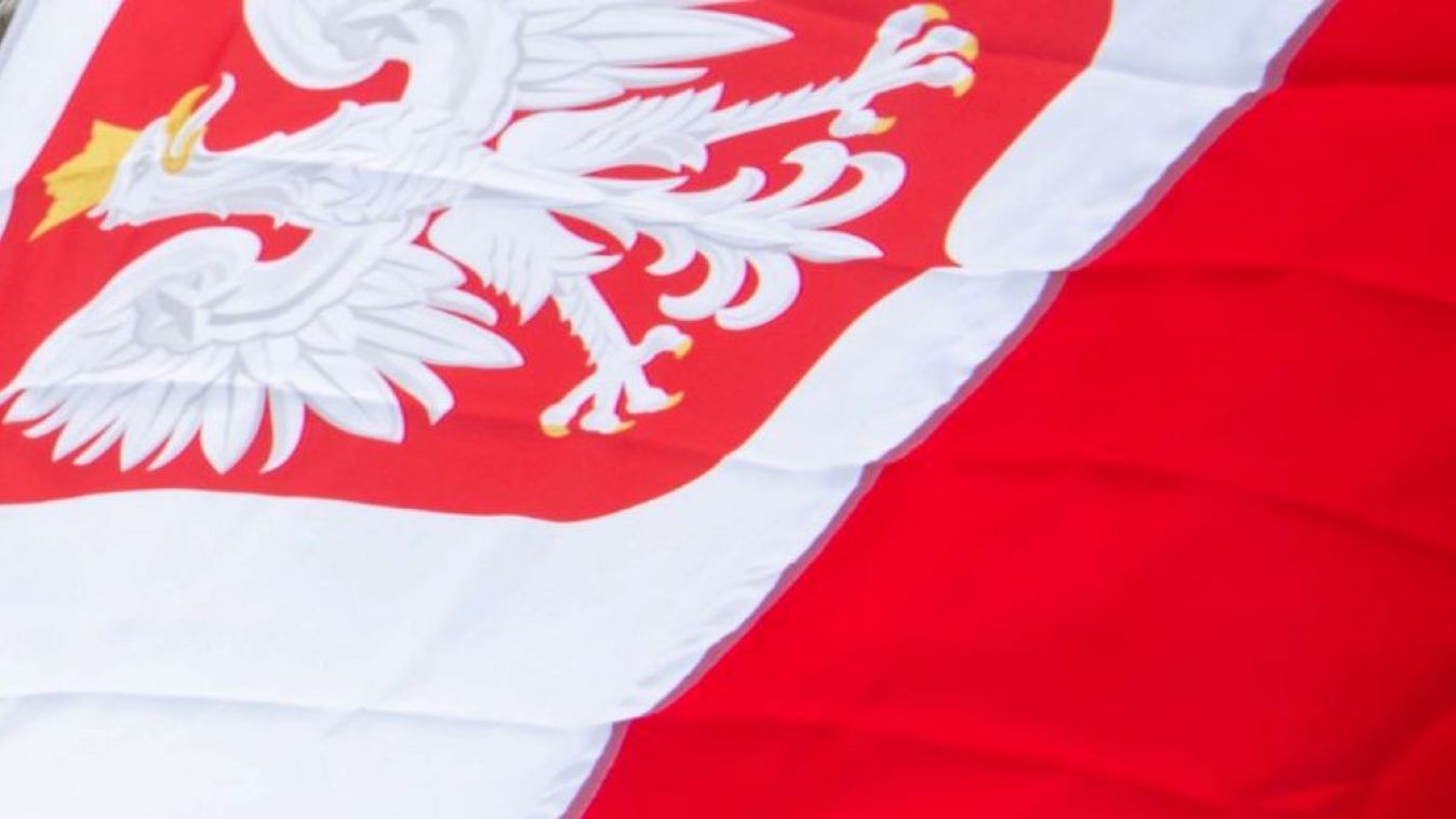 Lengyel zászló.